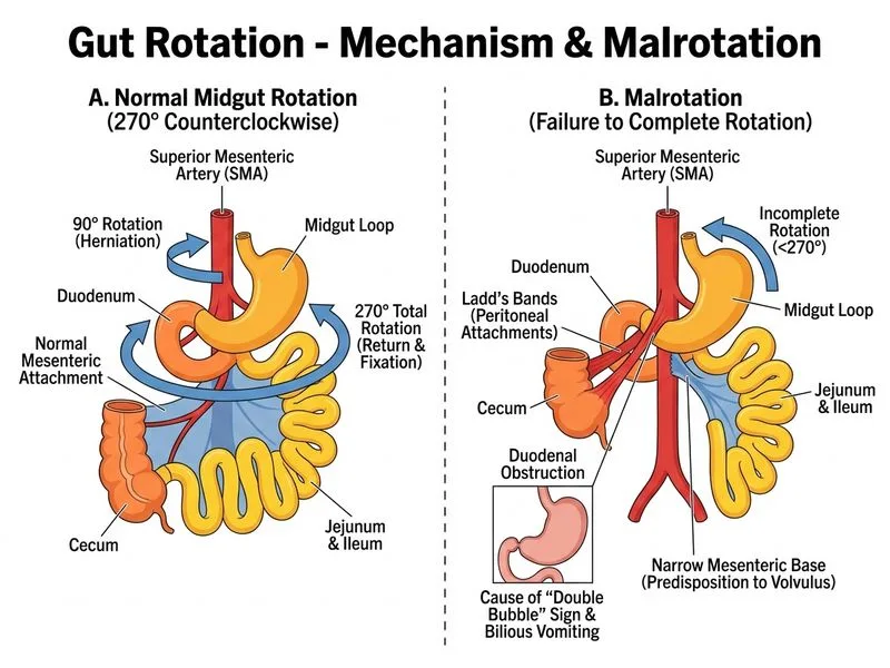 Gut Rotation diagram