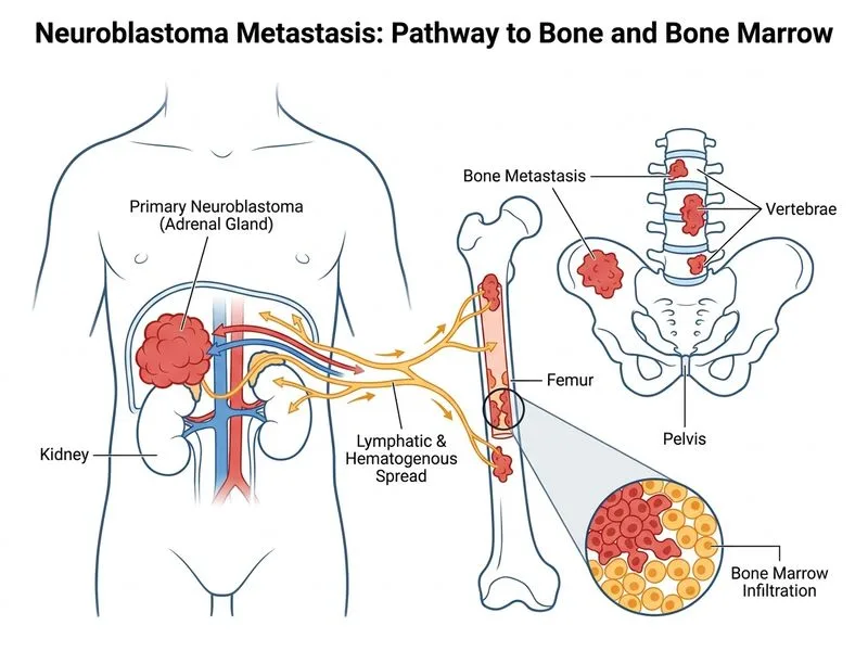 Wilms Tumor and Neuroblastoma diagram