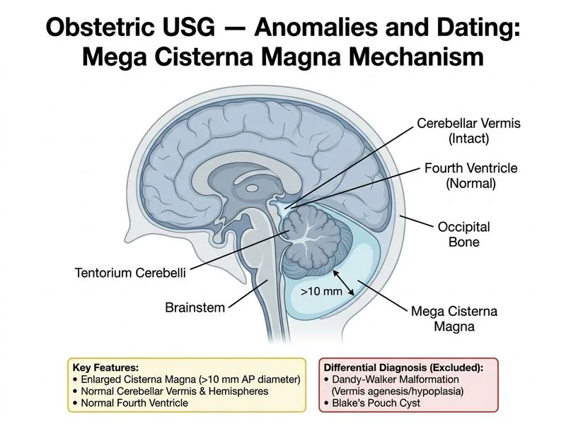 Obstetric USG — Anomalies and Dating diagram