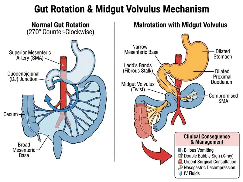 Gut Rotation diagram