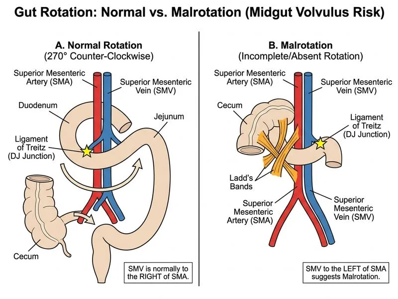 Gut Rotation diagram
