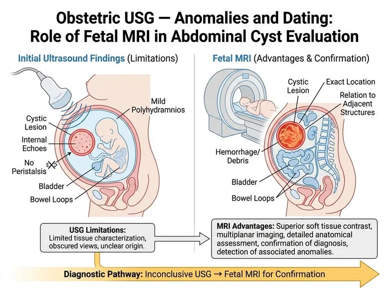 Obstetric USG — Anomalies and Dating diagram