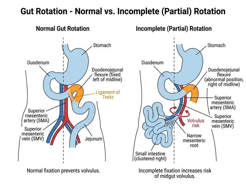 Gut Rotation diagram