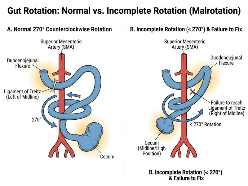 Gut Rotation diagram