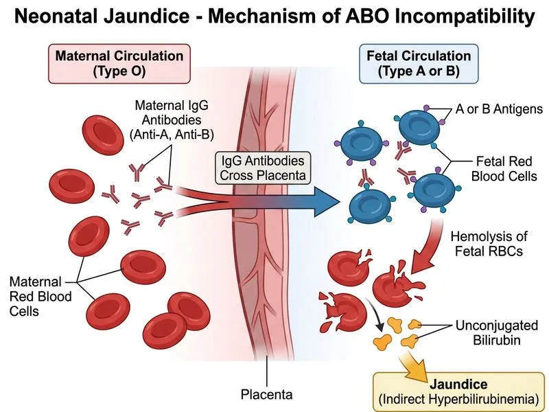 Neonatal Jaundice diagram