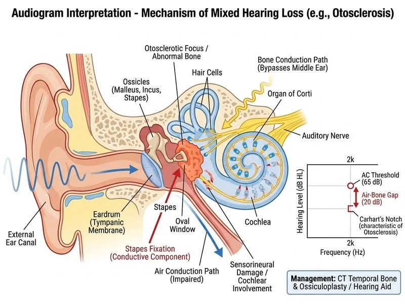 Audiogram Interpretation diagram