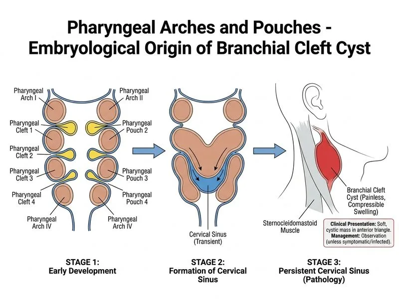 Pharyngeal Arches and Pouches diagram
