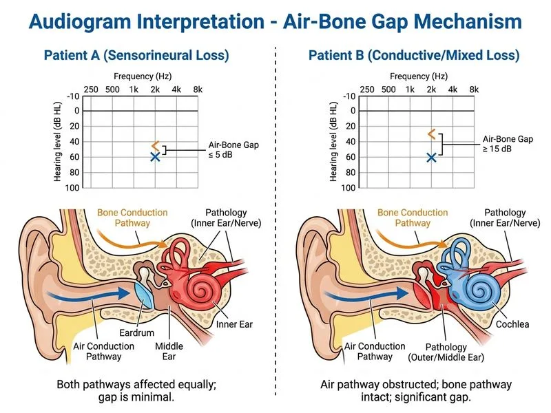 Audiogram Interpretation diagram