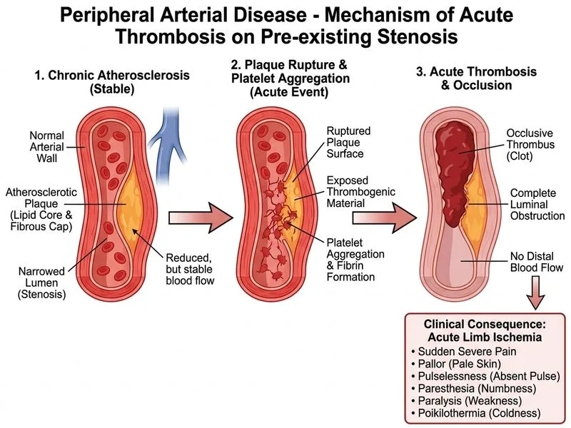 Peripheral Arterial Disease diagram