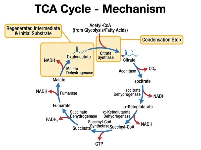 TCA Cycle diagram