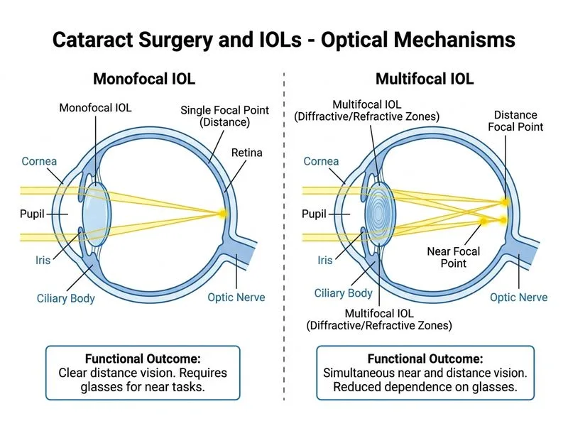 Cataract Surgery and IOLs diagram