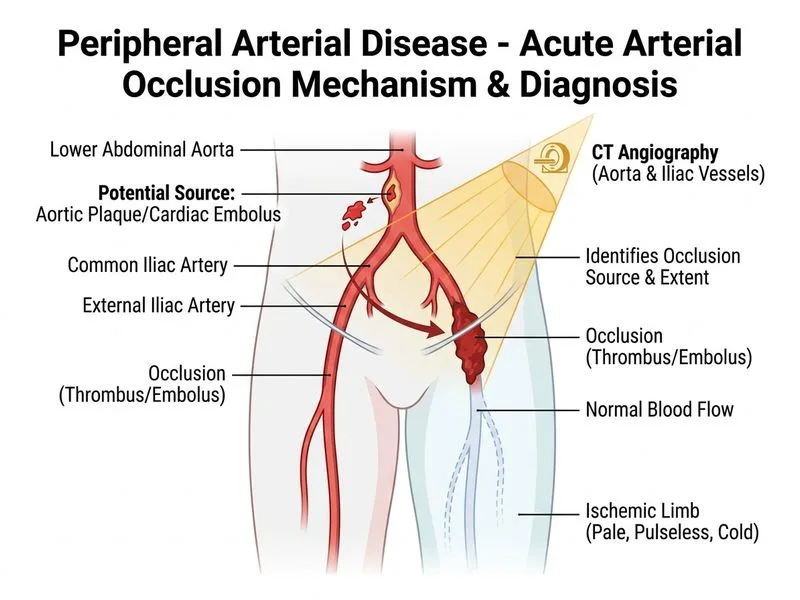 Peripheral Arterial Disease diagram