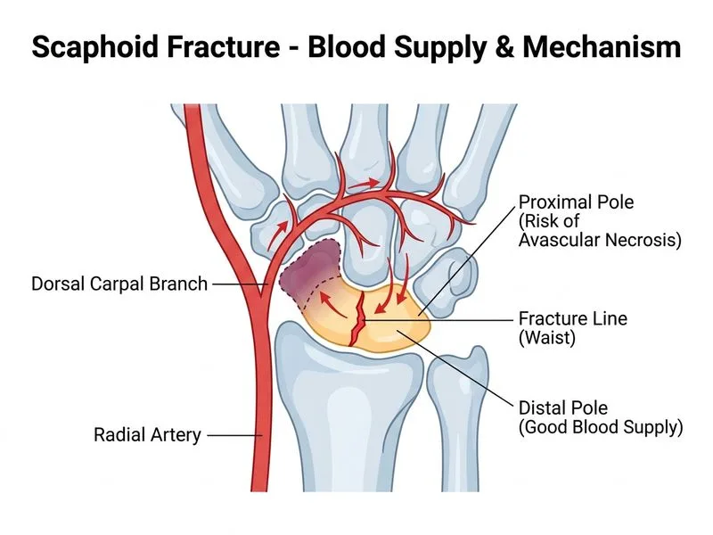 Scaphoid Fracture diagram