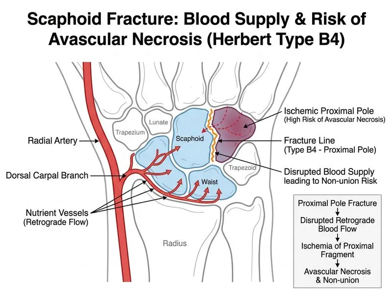 Scaphoid Fracture diagram