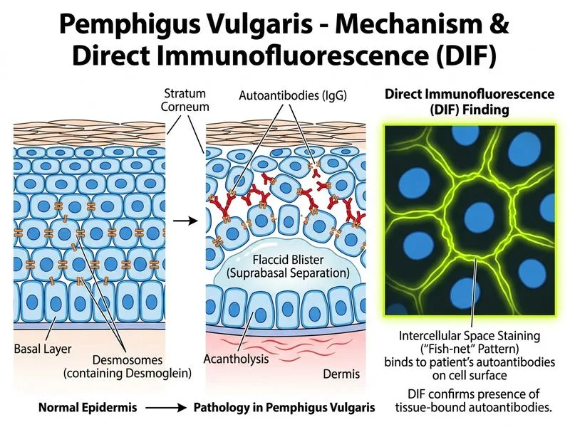 Pemphigus Vulgaris diagram