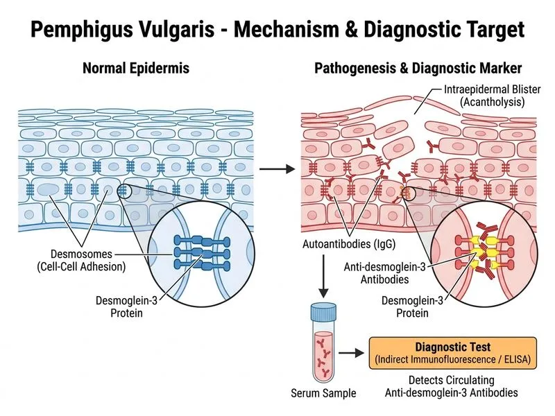 Pemphigus Vulgaris diagram
