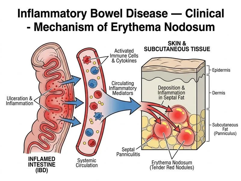 Inflammatory Bowel Disease — Clinical diagram