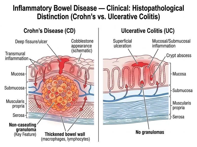 Inflammatory Bowel Disease — Clinical diagram