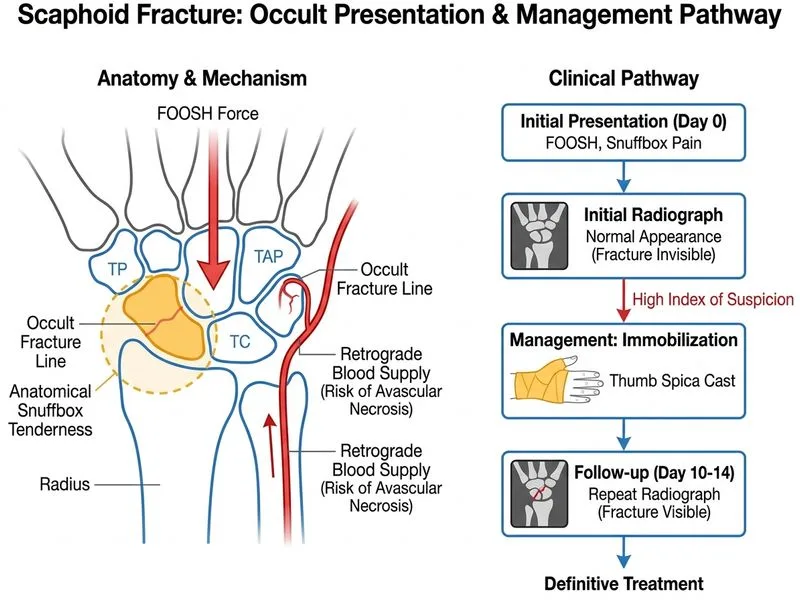 Scaphoid Fracture diagram