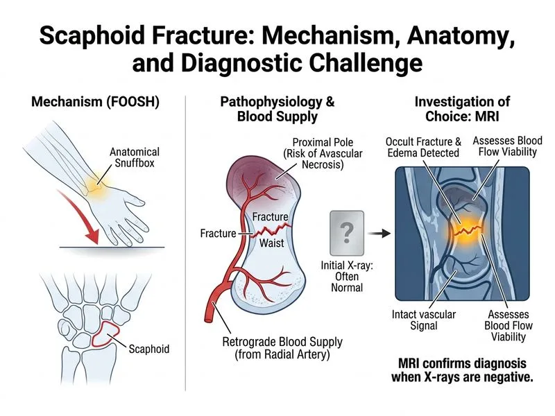 Scaphoid Fracture diagram