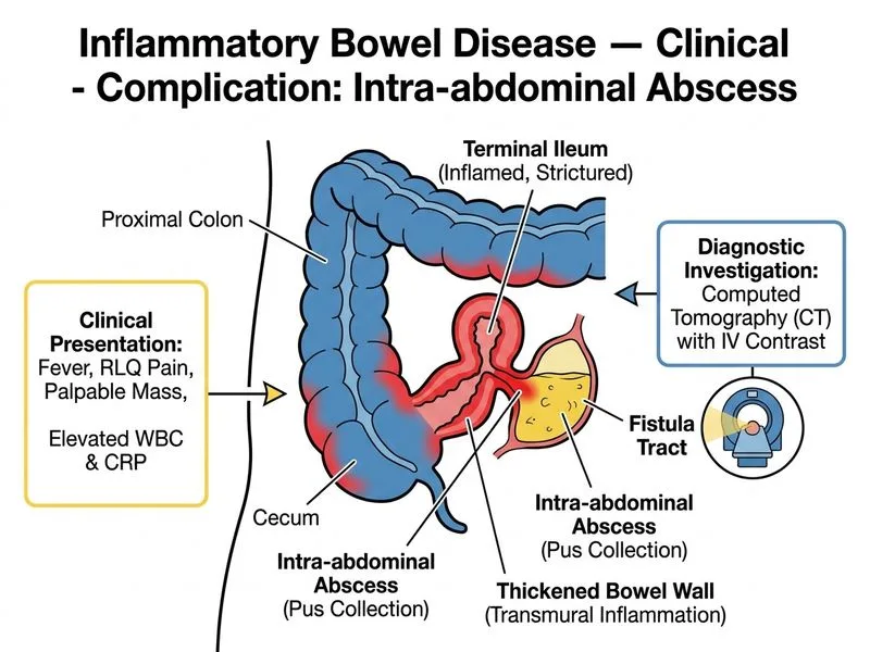 Inflammatory Bowel Disease — Clinical diagram