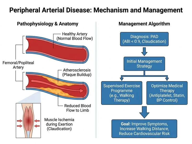 Peripheral Arterial Disease diagram