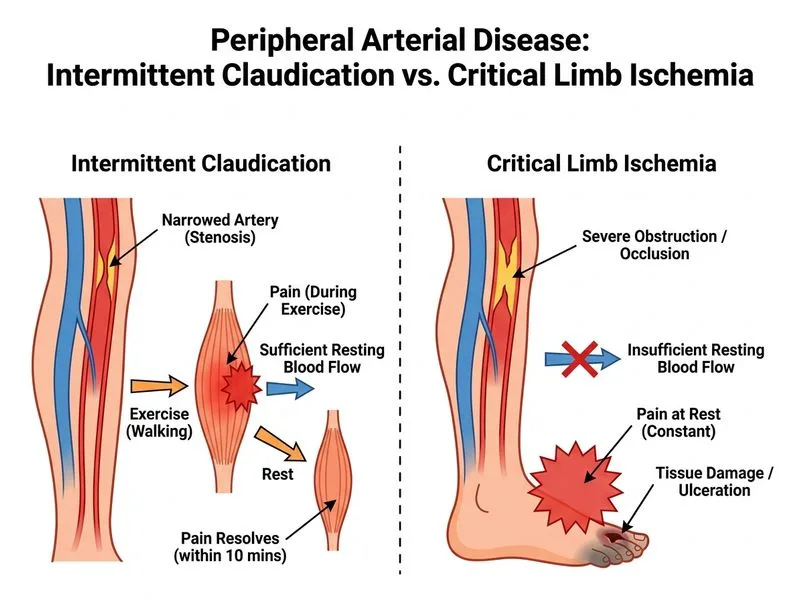 Peripheral Arterial Disease diagram