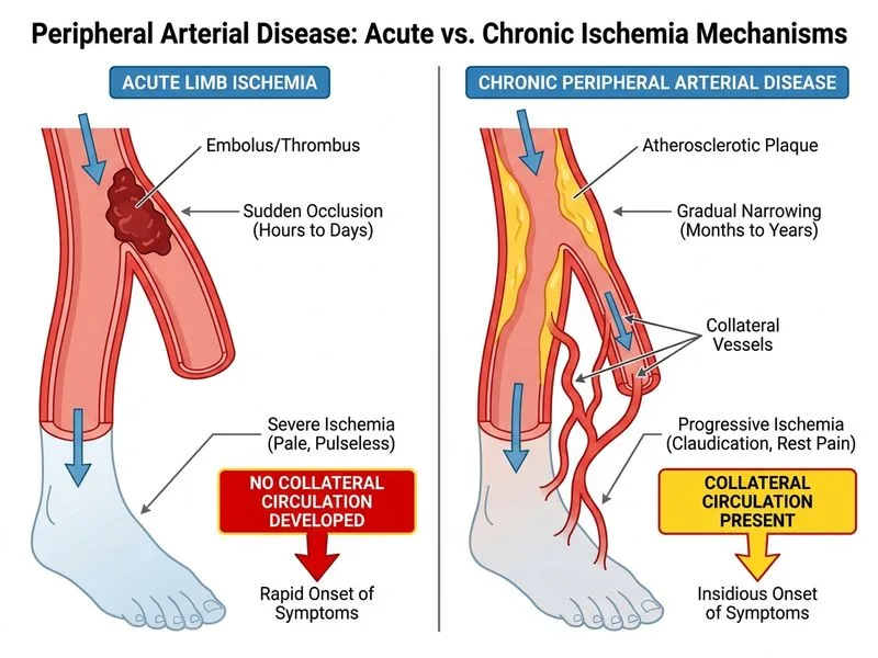 Peripheral Arterial Disease diagram