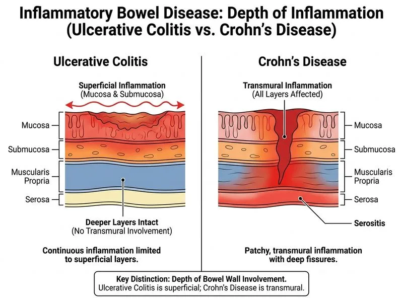 Inflammatory Bowel Disease — Clinical diagram
