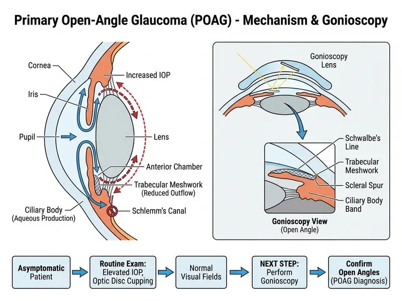 Primary Open-Angle Glaucoma diagram