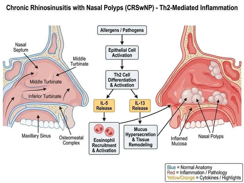 Acute and Chronic Sinusitis diagram