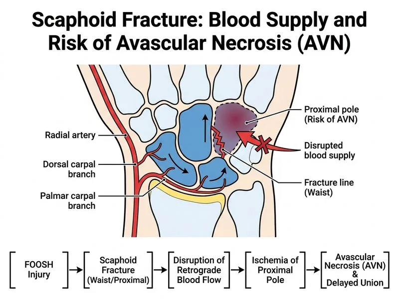 Scaphoid Fracture diagram