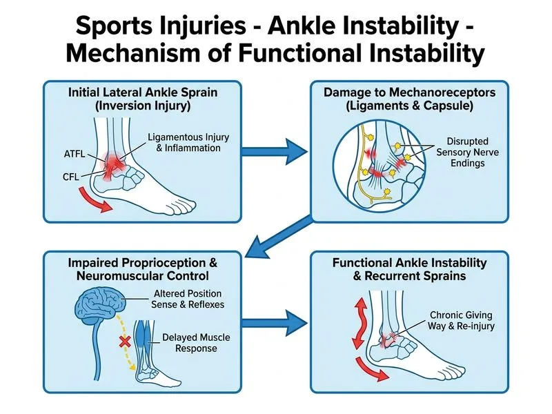 Sports Injuries - Ankle Instability diagram