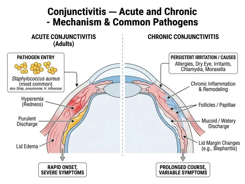 Conjunctivitis — Acute and Chronic diagram
