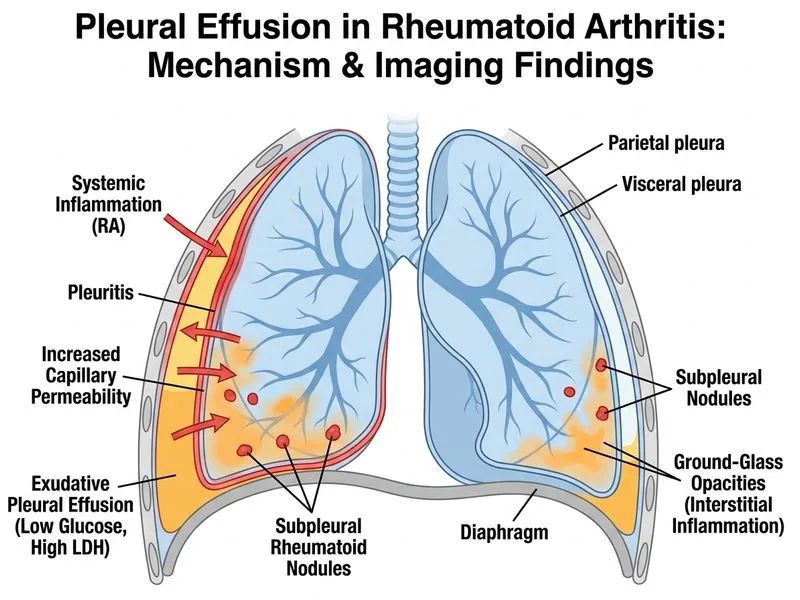 Pleural Effusion — Imaging diagram
