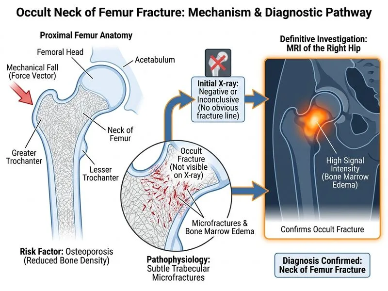 Neck of Femur Fracture diagram