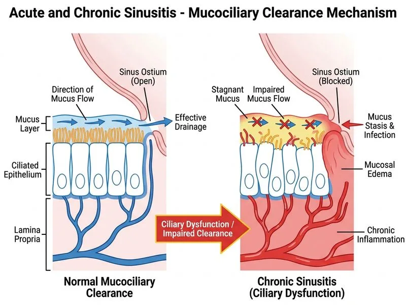 Acute and Chronic Sinusitis diagram