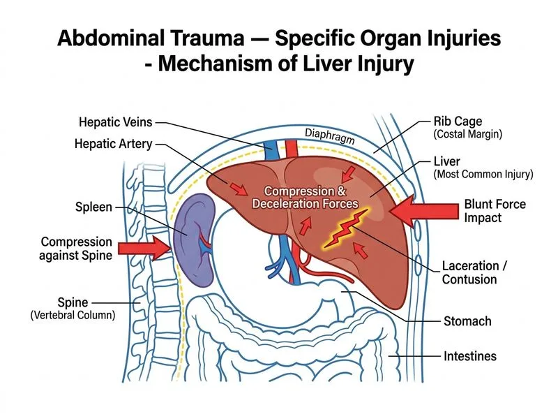 Abdominal Trauma — Specific Organ Injuries diagram