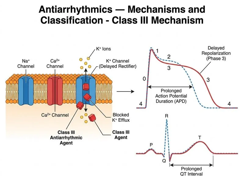 Antiarrhythmics — Mechanisms and Classification diagram