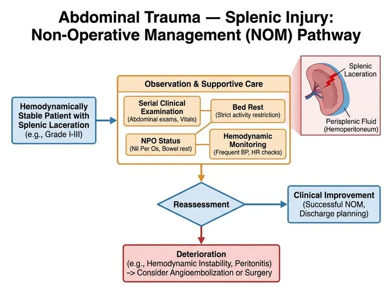 Abdominal Trauma — Specific Organ Injuries diagram