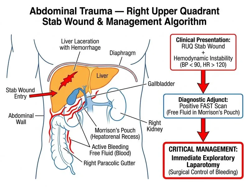 Abdominal Trauma — Specific Organ Injuries diagram