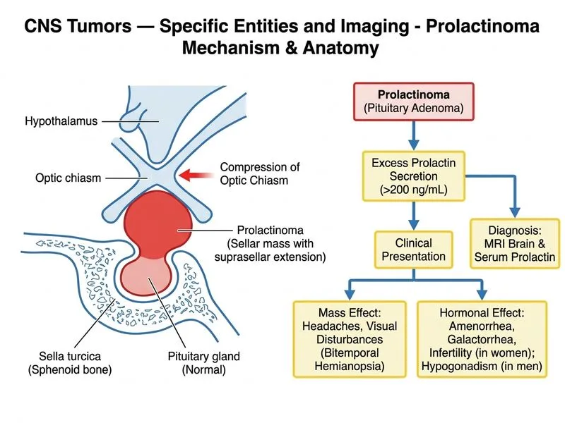 CNS Tumors — Specific Entities and Imaging diagram