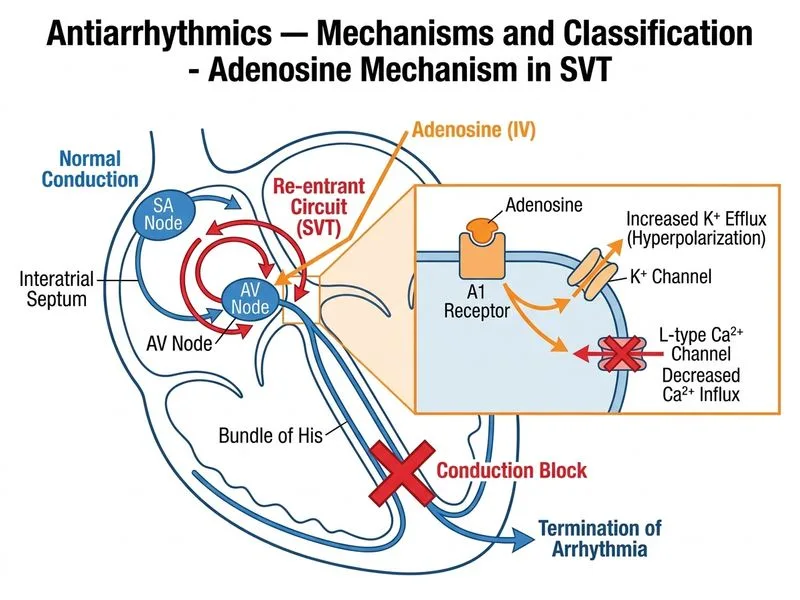 Antiarrhythmics — Mechanisms and Classification diagram