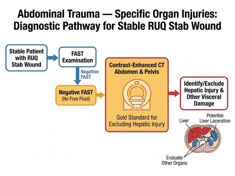 Abdominal Trauma — Specific Organ Injuries diagram