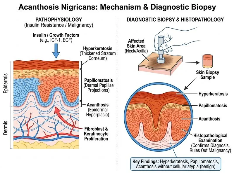 Acanthosis Nigricans diagram