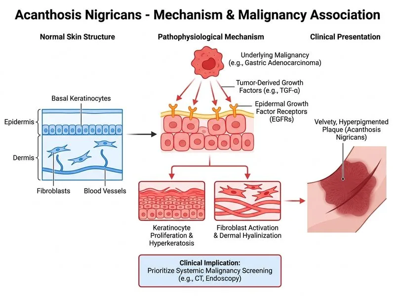 Acanthosis Nigricans diagram