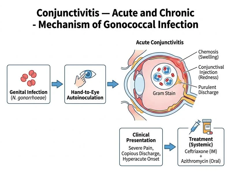 Conjunctivitis — Acute and Chronic diagram