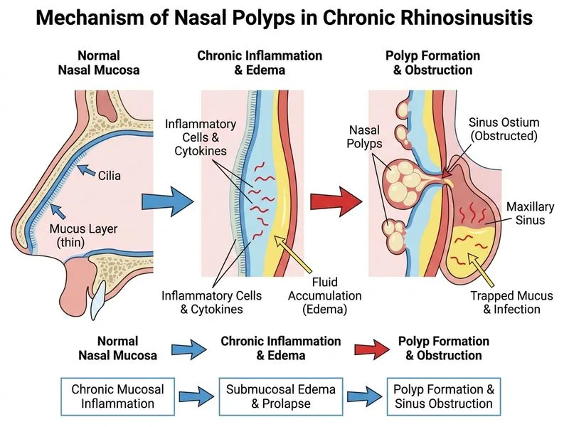 Nasal Polyps diagram