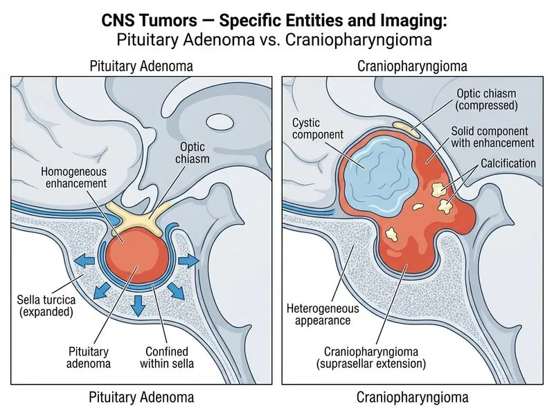 CNS Tumors — Specific Entities and Imaging diagram