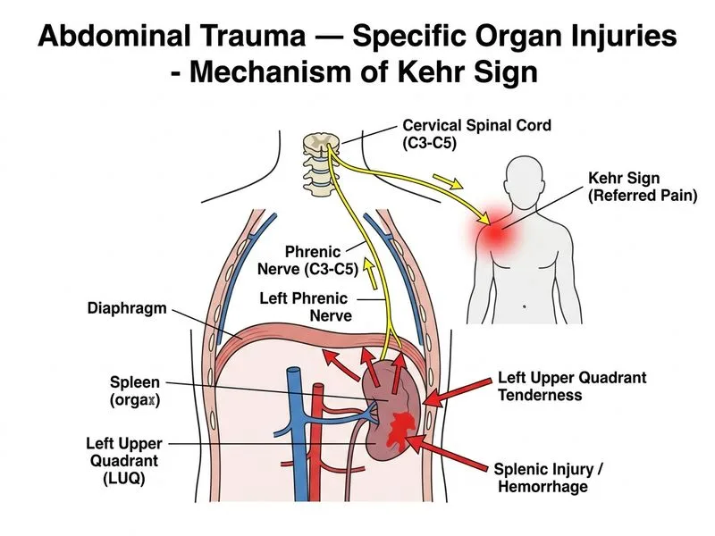 Abdominal Trauma — Specific Organ Injuries diagram